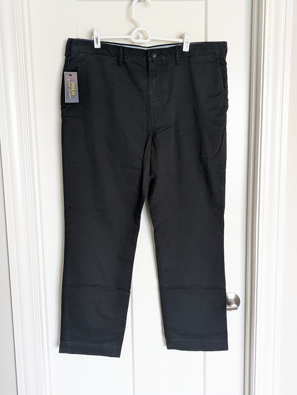 Polo Ralph Lauren NWT Black Chino Pants sz 38 x 30 - Picture 1 of 7